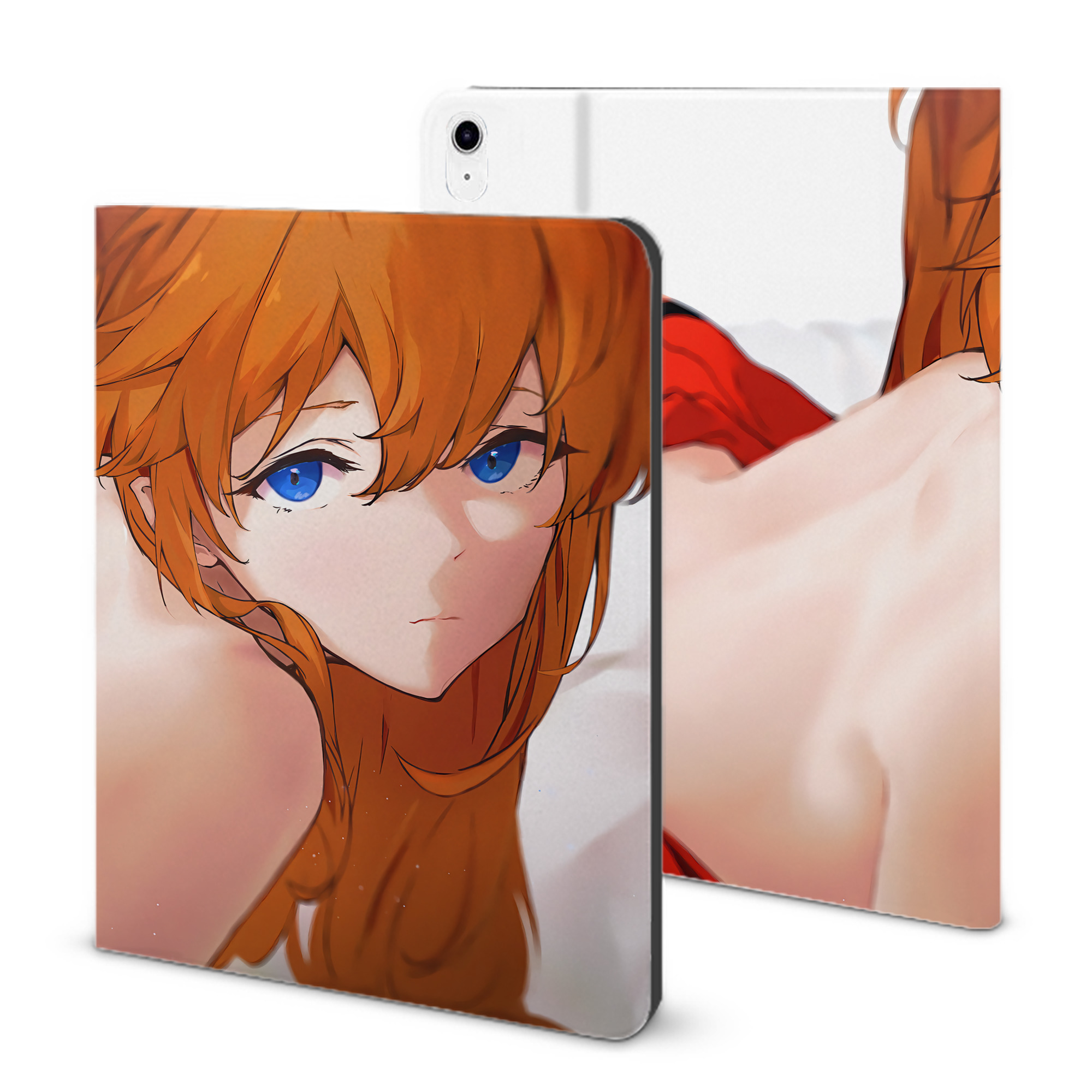 （画像用） EVA 新世紀エヴァンゲリオン IPad ケース ブック型 PUレザー TPU 耐衝撃 軽量 薄型 ペン収納なし 全面保護 IPad 各モデル対応